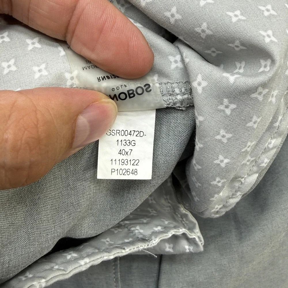 Bonobos Golf Shorts Mens 40 Grey Standard 7 Inch Inseam Performance Stretch